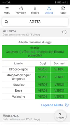 Meteo Piemonte android App screenshot 4