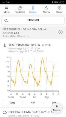 Meteo Piemonte android App screenshot 5